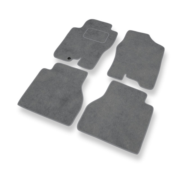 Velour gulvmåtter til Nissan Navara D40 Pick-Up (2005-2014) - grå
