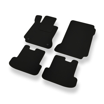 Filtmåtter til Mercedes-Benz E-Klasse C207 Coupé (2009-2016) - sort