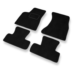 Velour gulvmåtter til Audi Q5 I 8R SUV (2008-2016) - sort