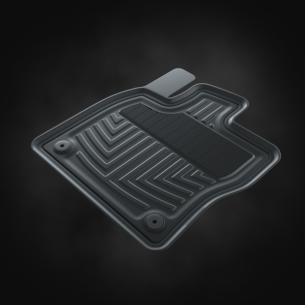 Gummigulvmåtter til biler Seat Leon IV (2020-....) - sort