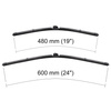 Vinduesviskere til forruden til Volkswagen Passat B6, B7, B8 Sedan, Variant (03.2005-2023) - Flad viskerblade