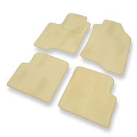 Velour gulvmåtter til Fiat Panda III (2012-....) - beige