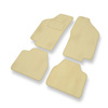 Velour gulvmåtter til Lancia Delta II Hatchback (1993-1999) - beige