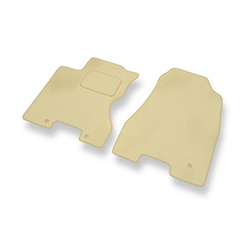Velour gulvmåtter til Nissan X-trail II SUV (2007-2013) - beige