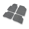 Velour gulvmåtter til Toyota Yaris I Hatchback, Sedan (1999-2005) 5 døre - grå