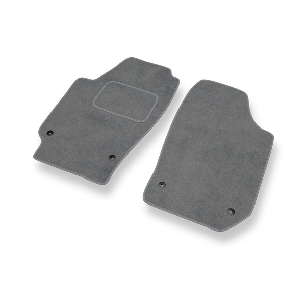 Velour gulvmåtter til Seat Ibiza III Hatchback (2002-2008) - grå