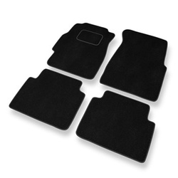 Velour gulvmåtter til Honda Civic VI Aerodeck, Coupé, Hatchback, Sedan (1996-2000) 3 døre, 4 døre - sort