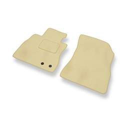 Velour gulvmåtter til Nissan Note E12 Hatchback (2013-2016) - beige