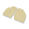 Velour gulvmåtter til Opel Agila A Hatchback (2000-2007) - beige