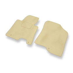 Velour gulvmåtter til Kia Ceed II (2012-2018) - beige