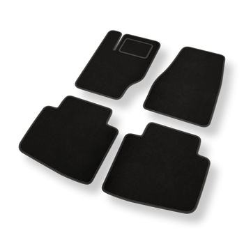 Velour gulvmåtter til Jeep Commander I SUV (2006-2010) - sort