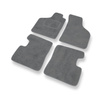Velour gulvmåtter til Renault Twingo I Hatchback (1992-2007) - grå