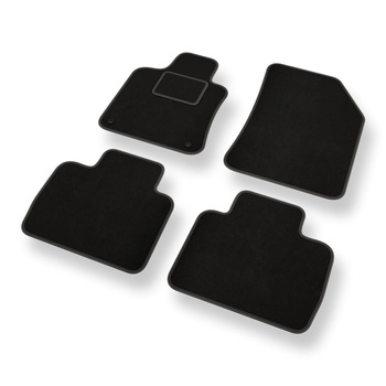 Velour gulvmåtter til Peugeot 508 II Sedan, SW (2018-....) - sort
