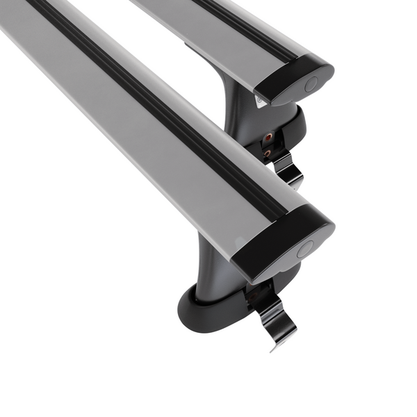 Tagbagagebærer til bil Skoda Fabia IV Hatchback (2021-....) - sølv bagagebærer til taget - lastholder - tagholder - uden monteringselementer - Aluminium