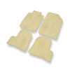 Velour gulvmåtter til Peugeot 206 I Hatchback, Cabriolet, Sedan, SW (1998-2012) - beige