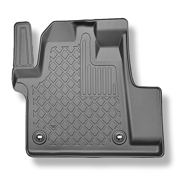 TPE-gulvmåtter til Toyota Proace Varevogn (01.2016-....) - 2/3 sæder; Kort og lang version