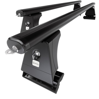 Tagbagagebærer til bil BMW 5-serie F10 Limousine (2010-2017) - sort bagagebærer 