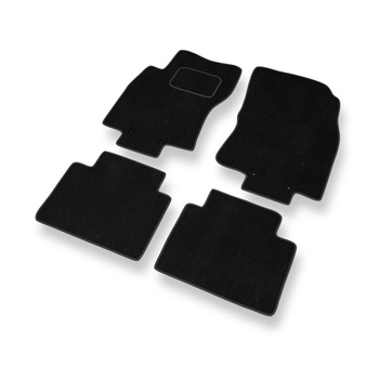 Velour gulvmåtter til Nissan X-trail III SUV (2013-2022) - sort