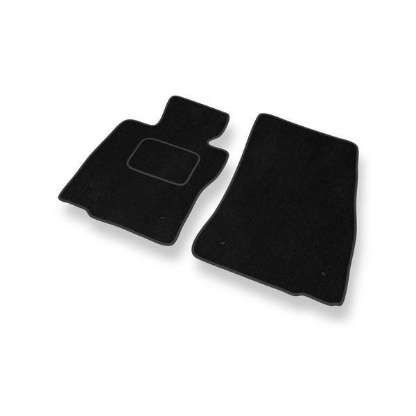 Velour gulvmåtter til Mini Hatch III Hatchback (2013-2024) - sort