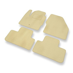 Velour gulvmåtter til Land Rover Freelander II SUV (2006-2014) - beige