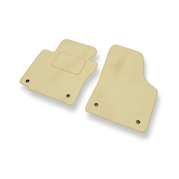 Velour gulvmåtter til Skoda Octavia II Stationcar, Liftback (2004-2013) - beige