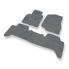 Velour gulvmåtter til Toyota Land Cruiser J100 SUV (1998-2007) - grå