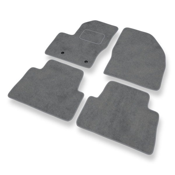 Velour gulvmåtter til Ford C-Max I Minivan (2003-2010) - grå
