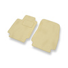 Velour gulvmåtter til Renault Thalia II Sedan (2008-2012) - beige