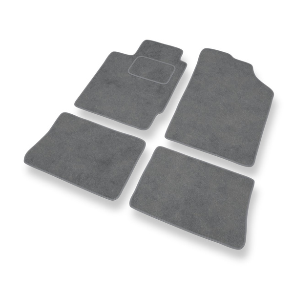 Velour gulvmåtter til Renault Clio II Hatchback (1998-2012) - grå