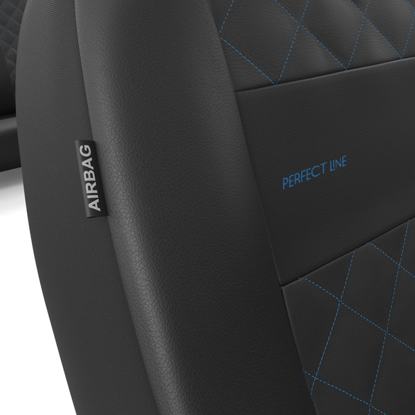 Universelle sædebetræk til biler til Audi A4 B5, B6, B7, B8, B9 (1995-2024) - blå