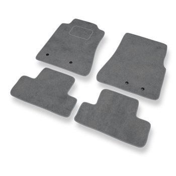 Velour gulvmåtter til Ford Mustang V Coupé, Cabriolet (2005-2014) - grå