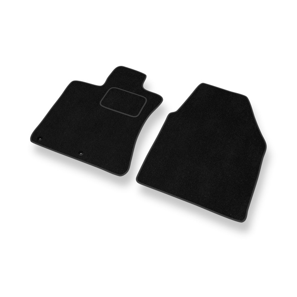 Velour gulvmåtter til Nissan Qashqai I Crossover (2007-2013) - sort