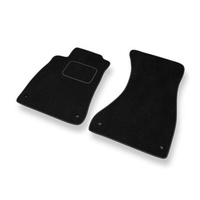 Velour gulvmåtter til Audi A4 B9 (2015-....) - sort