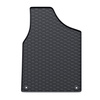 Gummigulvmåtter til biler Volkswagen Sharan I Varevogn (1995-2010) - sort - 4 stk.