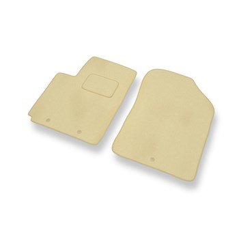 Velour gulvmåtter til Kia Picanto II (2011-2016) - beige