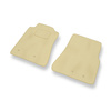 Velour gulvmåtter til Ford Mustang V Coupé, Cabriolet (2005-2014) - beige