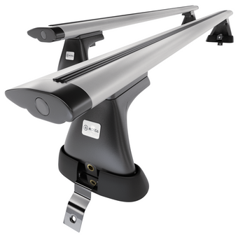 Tagbagagebærer til bil Dacia Sandero mk II Hatchback (2013-2020) - sølv bagagebæ