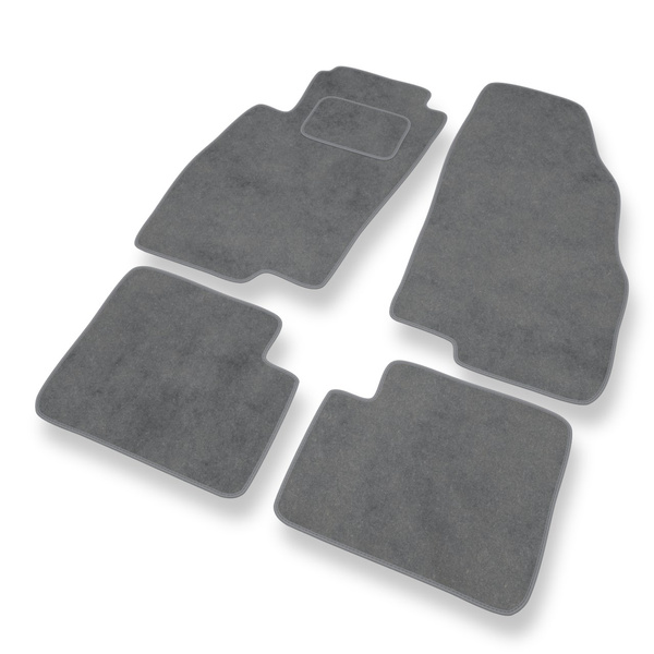 Velour gulvmåtter til Fiat Grande Punto Hatchback, Varevogn (2005-2012) - grå