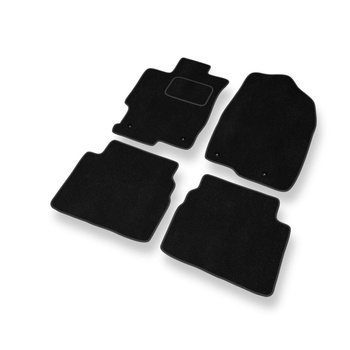 Velour gulvmåtter til Mazda 6 II Stationcar, Liftback, Sedan (2007-2012) - sort