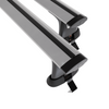 Tagbagagebærer til bil Citroen C4 Hatchback (2010-2017) - sølv bagagebærer til taget - lastholder - tagholder - uden monteringselementer - Aluminium