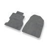 Velour gulvmåtter til Honda Civic VII Coupé, Hatchback, Sedan (2001-2005) 3 døre, 4 døre - grå