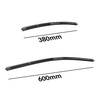 Vinduesviskere til forruden til Fiat Panda Hatchback, Varevogn (02.2012-....) - Flad viskerblade