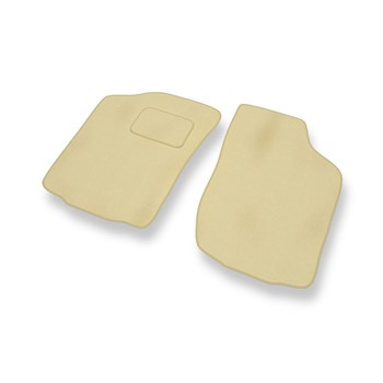 Velour gulvmåtter til Nissan Micra II Hatchback (1992-2003) - beige