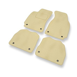 Velour gulvmåtter til Skoda Superb I Sedan (2001-2008) - beige
