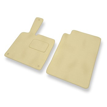 Velour gulvmåtter til Smart ForTwo II Hatchback, Cabriolet (2007-2013) - beige