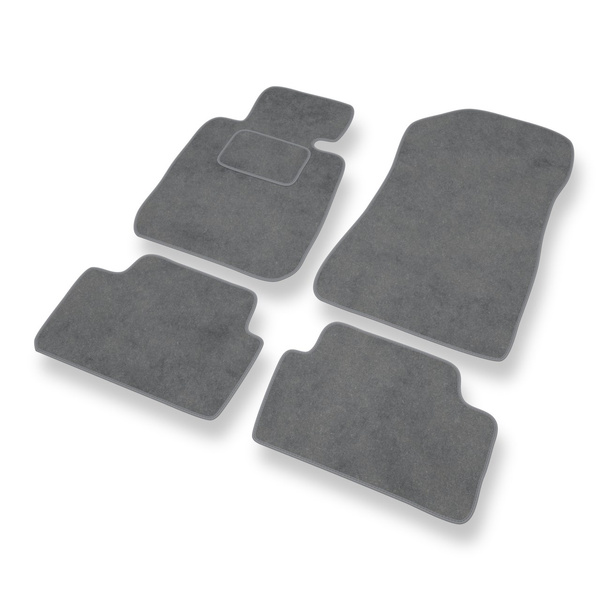 Velour gulvmåtter til BMW 1-serie E81/E87 Coupé, Hatchback (2004-2013) - grå