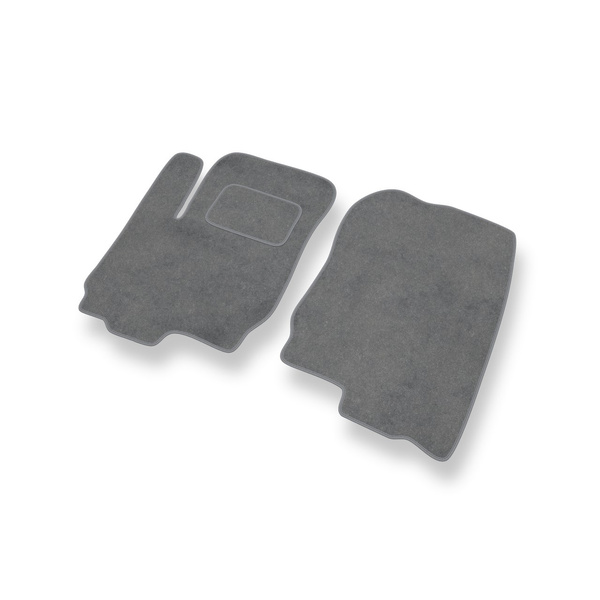 Velour gulvmåtter til Mitsubishi Colt VI Hatchback (2004-2008) - grå