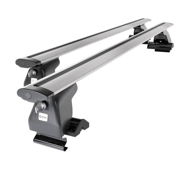 Tagbagagebærer til bil Chrysler PT Cruiser Minivan (2001-2010) - sølv bagagebærer til taget - lastholder - tagholder - uden monteringselementer - Aluminium