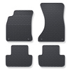 Gummigulvmåtter til biler Audi A5 8T Sportback (2007-2016) - sort - 4 stk.