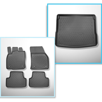 Bagagerumsmåtte og bilmåttesæt TPE PREMIUM skræddersyet til: Cupra Ateca SUV (11